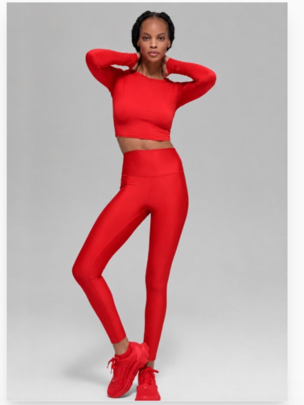 Alo Yoga Airlift High Waist 7/8 Leggings Cherry Red Small NWT